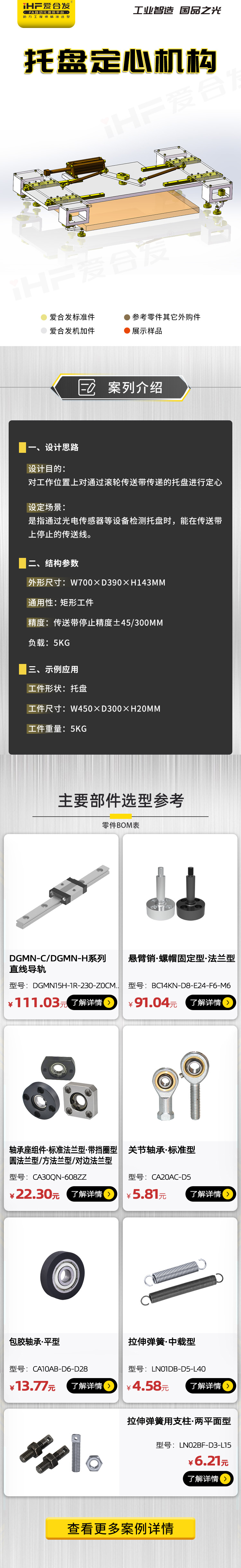 愛合發(fā)：案例介紹——托盤定心機構(gòu)！